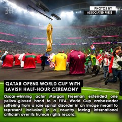 Qatar opens World Cup with lavish half-hour ceremony