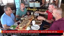 İki ilin paylaşılamayan lezzeti: Siirt'te kuzu, Bitlis'te keçi eti ile hazırlanıyor