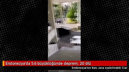 Endonezya'da 5.6 büyüklüğünde deprem: 20 ölü