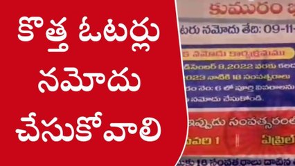 ఆసిఫాబాద్: ఓటర్ నమోదు కోసం విస్తృత ప్రచారం
