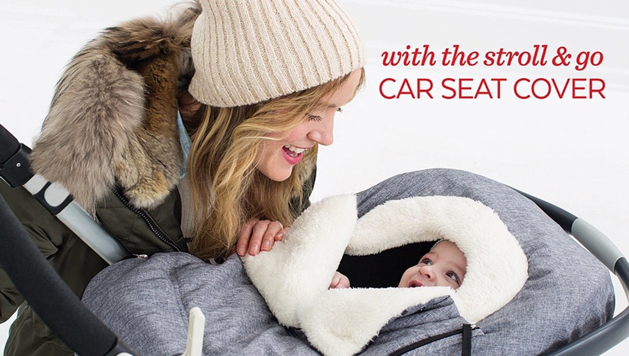 Skip Hop Winter Car Seat Cover, Stroll & Go, Heather Grey