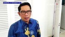 Respons Gubernur Jabar Ridwan Kamil Terkait Gempa 5,6 M Cianjur