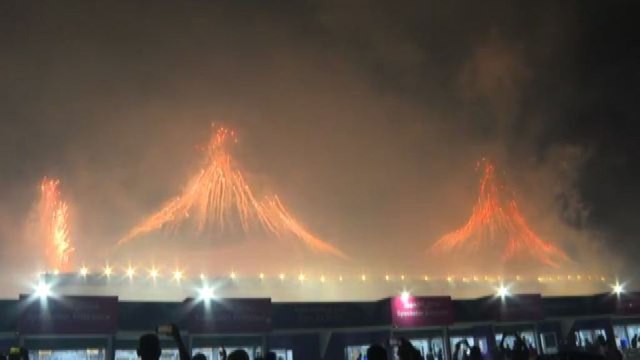 Spettacolo di fuochi d'artificio, al via i Mondiali in Qatar