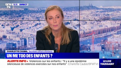 Charlotte Caubel (secrétaire d'État à l'Enfance): "Il y a une épidémie silencieuse de violences exercées sur nos enfants"