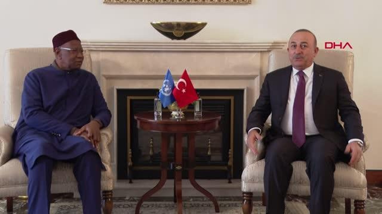 Dışişleri Bakanı Çavuşoğlu, Birleşmiş Milletler Genel Sekreteri'nin Libya Özel Temilcisi Abdoulaye Bathily'i kabul etti