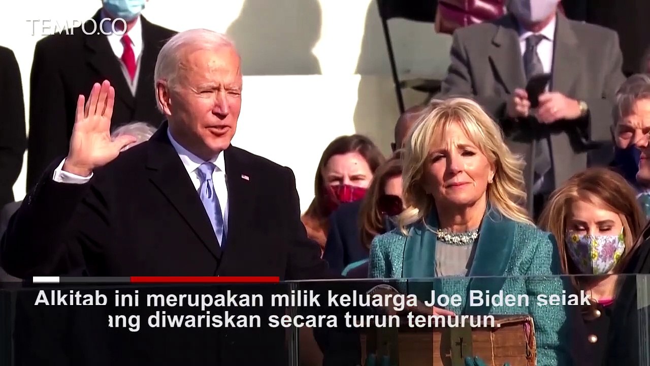 Joe Biden Jadi Presiden Amerika Serikat, Disumpah dengan Alkitab Berusia 127 Tahun