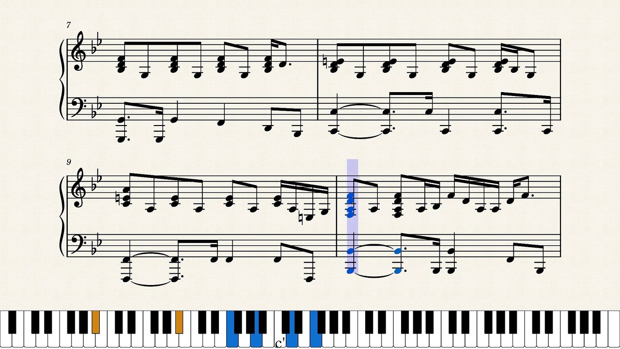 Pink Floyd - The Great Gig in the Sky (Piano Solo arr. sheet music)