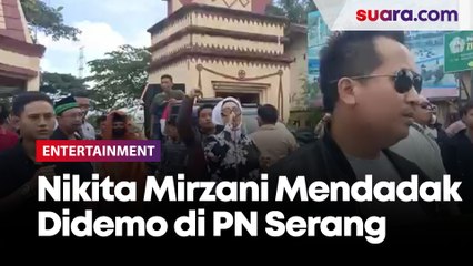 Nikita Mirzani Mendadak Didemo di PN Serang
