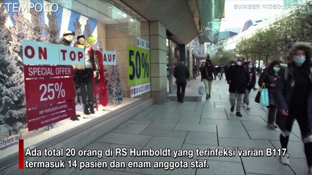 Pasien dan Staf Terinfeksi Varian Baru Virus Corona B117, Satu Rumah Sakit di Berlin Dikarantina