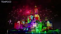 Pesta Kembang Api Ramaikan Malam Tahun Baru 2021 di Disneyland Shanghai