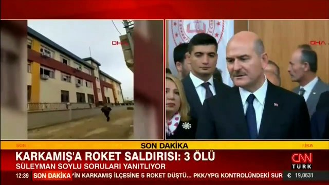 Son dakika... Terör örgütü PKK'dan Karkamış'a roketli saldırı! Bakan Soylu açıkladı: 3 vatandaşımız hayatını kaybetti