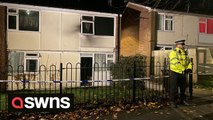Man arrested on suspicion of double murder after two young girls are killed in flat fire in Nottingham