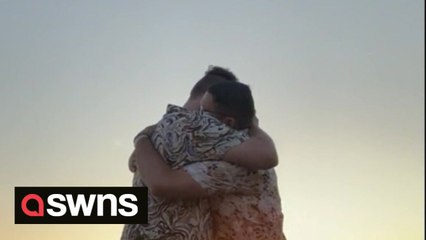 Heartwarming moment a couple accidentally propose to each other at the same time