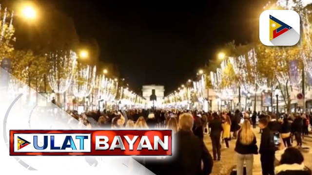 Mga Pinoy, nakilahok sa pagpapailaw sa sikat na Avenue Champs sa Elysees, Paris