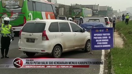 Télécharger la video: Libur Imlek, Polisi Putar Balik 500 Kendaraan Menuju Kabupaten Bandung