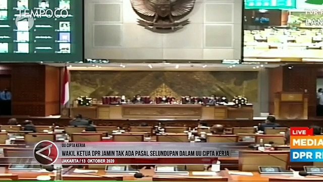 Kekhawatiran Pasal Selundupan dalam UU Cipta Kerja, Ini Jawaban Wakil Ketua DPR