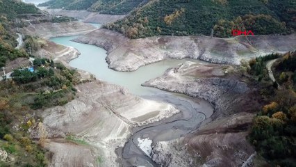 Yuvacık Barajı'nda su seviyesi düştü: Eski köprüler ortaya çıktı