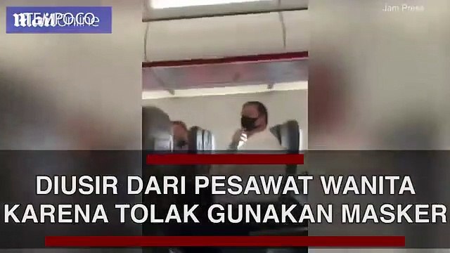 Penumpang Ini Diusir dari Pesawat Karena Tolak Pakai Masker dan Sumpahi Penumpang Lain