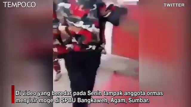Viral Video Sweeping Moge di Bukittinggi usai Pengeroyokan terhadap Anggota TNI