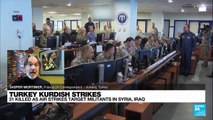 'Fear reigns' among Kurds following Turkish strikes