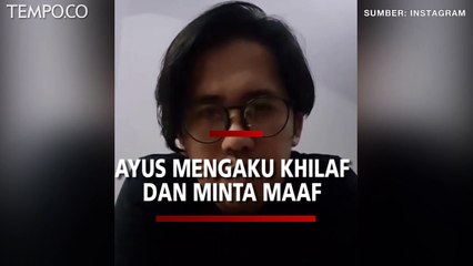 Ayus Sabyan Mengaku Khilaf dan Minta Maaf; Netizen Malah Meledek