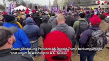 Ribuan Pendukung Presiden AS Trump Protes Kemenangan Joe Biden