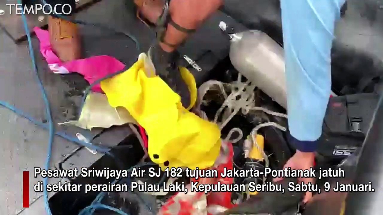 Sriwijaya Air SJ182 Jatuh, Pencarian Kotak Hitam Difokuskan Senin Ini