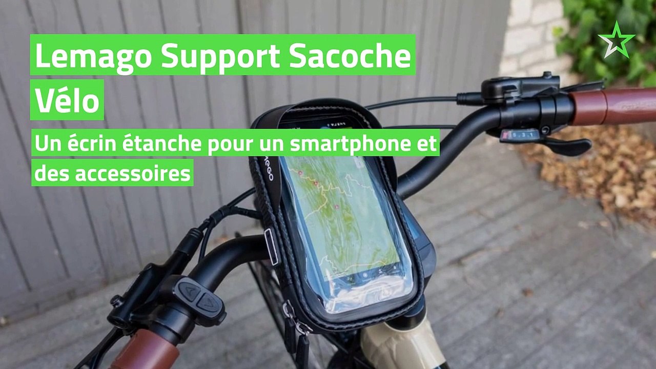 Test Lemago Support Sacoche Vélo : un écrin étanche pour un smartphone et des accessoires