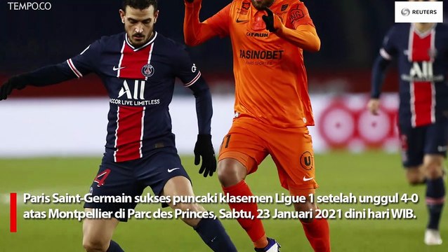 Menjamu Montpellier, PSG Pesta Gol Skor 4-0
