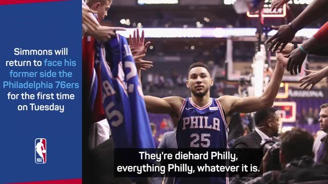 Simmons expecting hostile 76ers reception on return