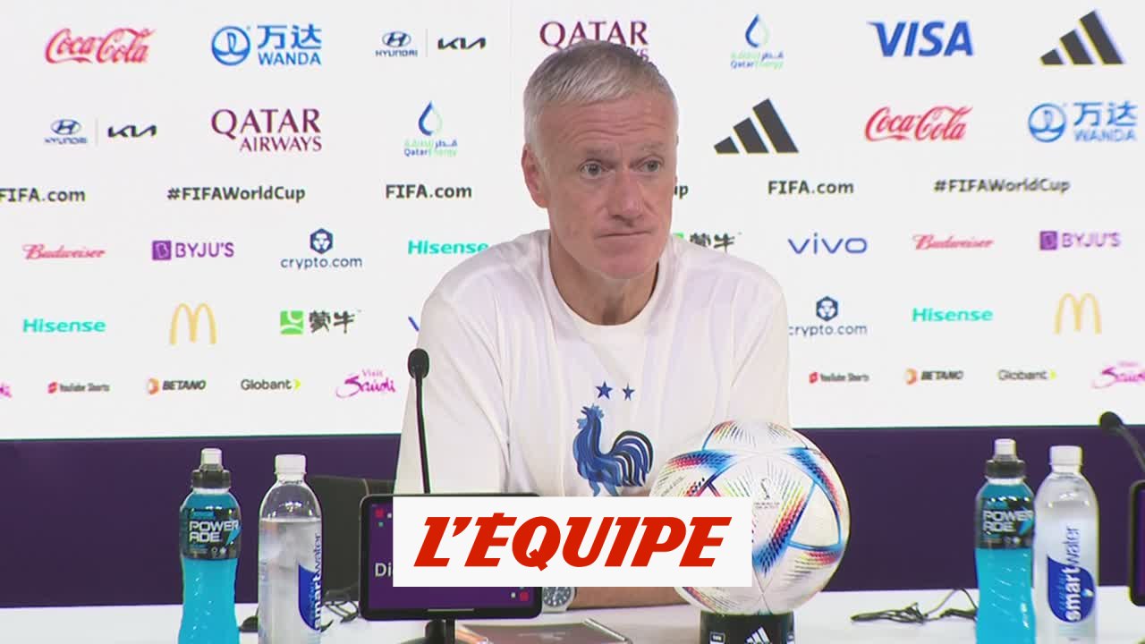 Deschamps : «Giroud, il est adoré ces temps-ci» - Foot - CM 2022 - Bleus