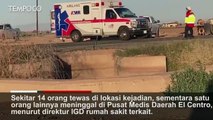Sedikitnya 12 Orang Tewas usai SUV Tabrak Truk di Perbatasan AS-Meksiko