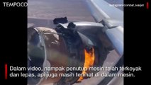 Viral Mesin Jet Terbakar di Udara, Pesawat Berhasil Mendarat