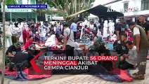 Terkini! 56 Orang Meninggal Dunia Akibat Gempa 5,6 M di Cianjur