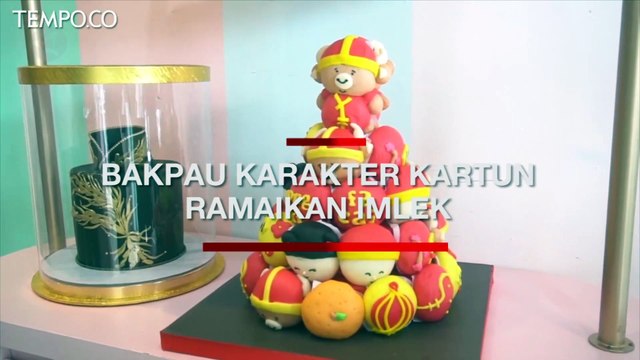 Lucunya Bakpau Karakter Kartun Ramaikan Imlek 2527