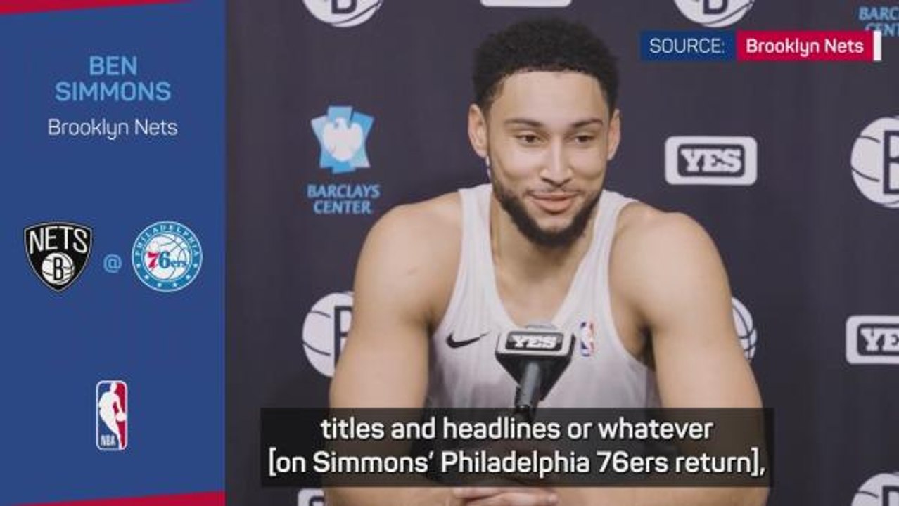 Simmons expecting hostile 76ers reception on return