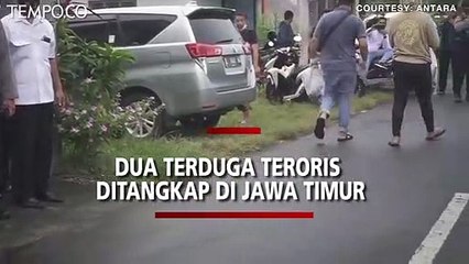 Dua Terduga Teroris Ditangkap di Jawa Timur, Terkait Bom Makassar