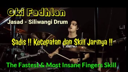 INSANE DRUM SKILL !! OKI FADHLAN JASAD (SILIWANGI) DRUM REACTIONS