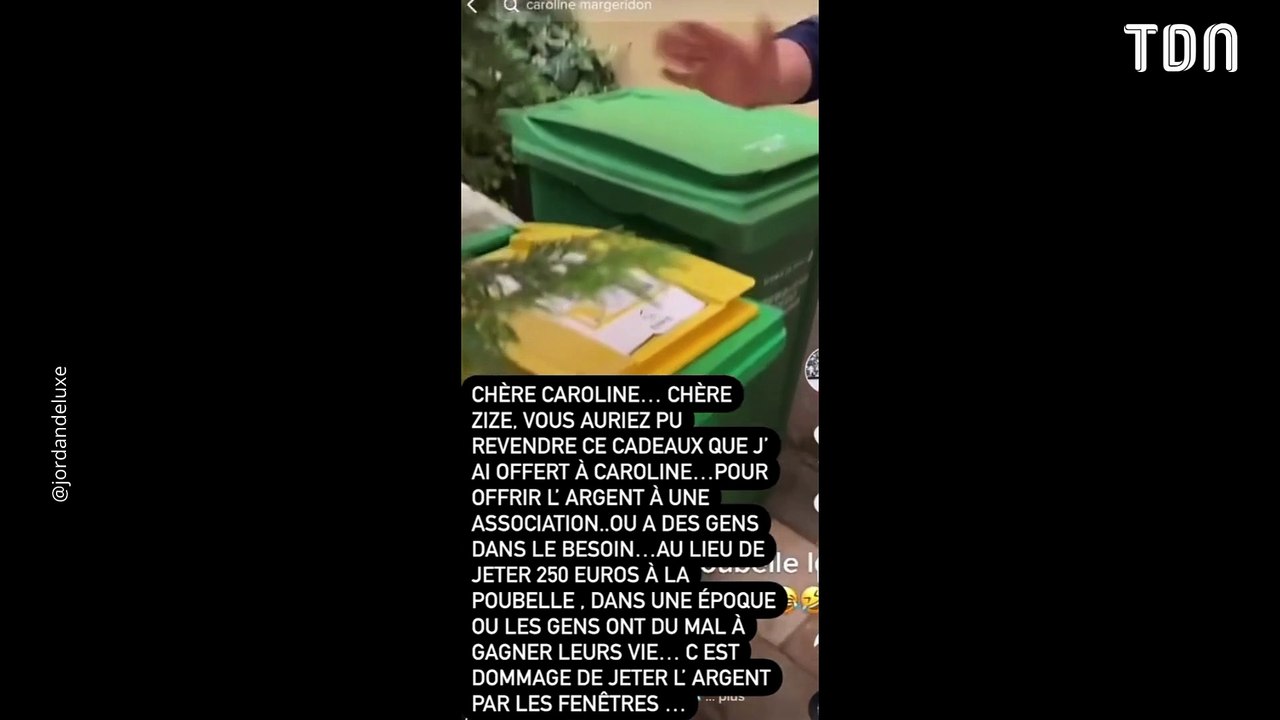 Caroline Margeridon balance à la poubelle le cadeau de Jordan DeLuxe : il  pousse un coup de gueule (vidéo) - Vidéo Dailymotion