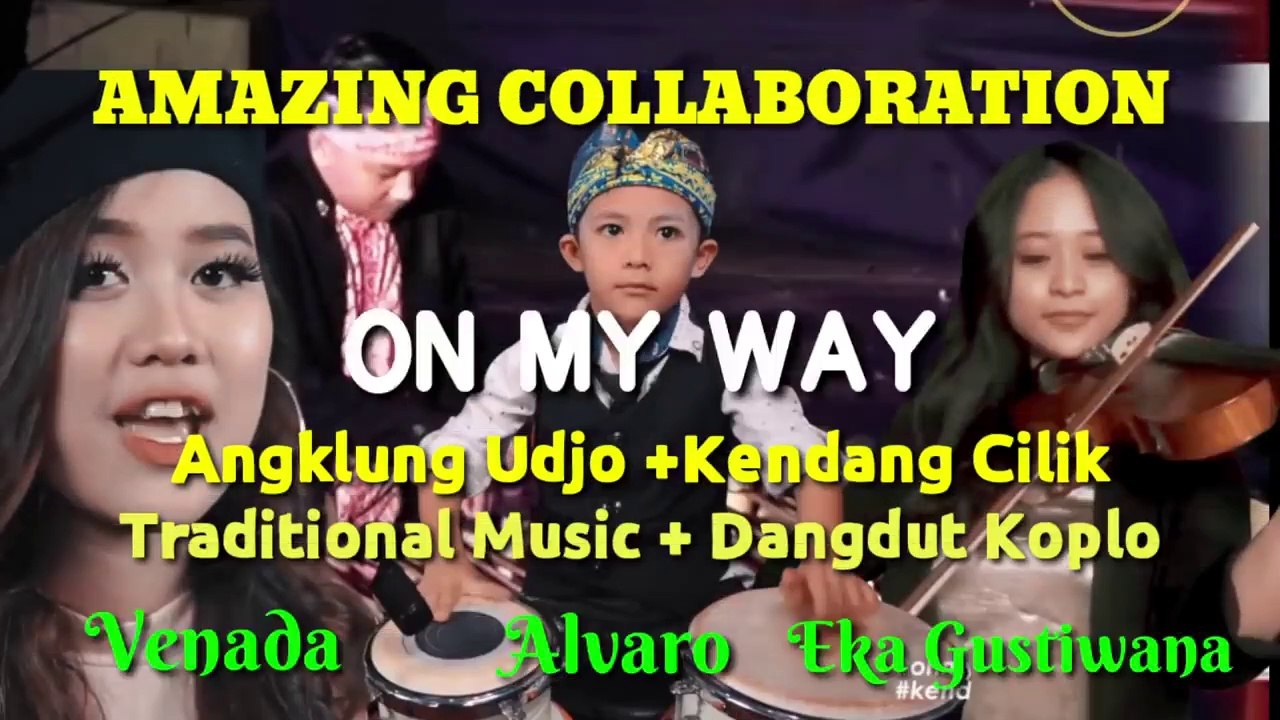 AMAZING LITTLE BOY‼️ SOMEONE ASKED HOW OLD  THIS CHILD⁉️ ON MY WAY - ALVARO - KENDANG CILIK BANYUWANGI & ANGKLUNG UDJO COLLABORATION