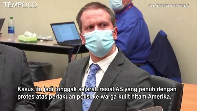 Ratusan Orang Bersorak saat Eks Polisi Minneapolis Derek Chauvin Divonis