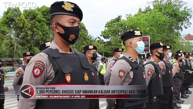 Antisipasi Aksi Teror, 1.300 Personel Khusus Siap Amankan Kalbar