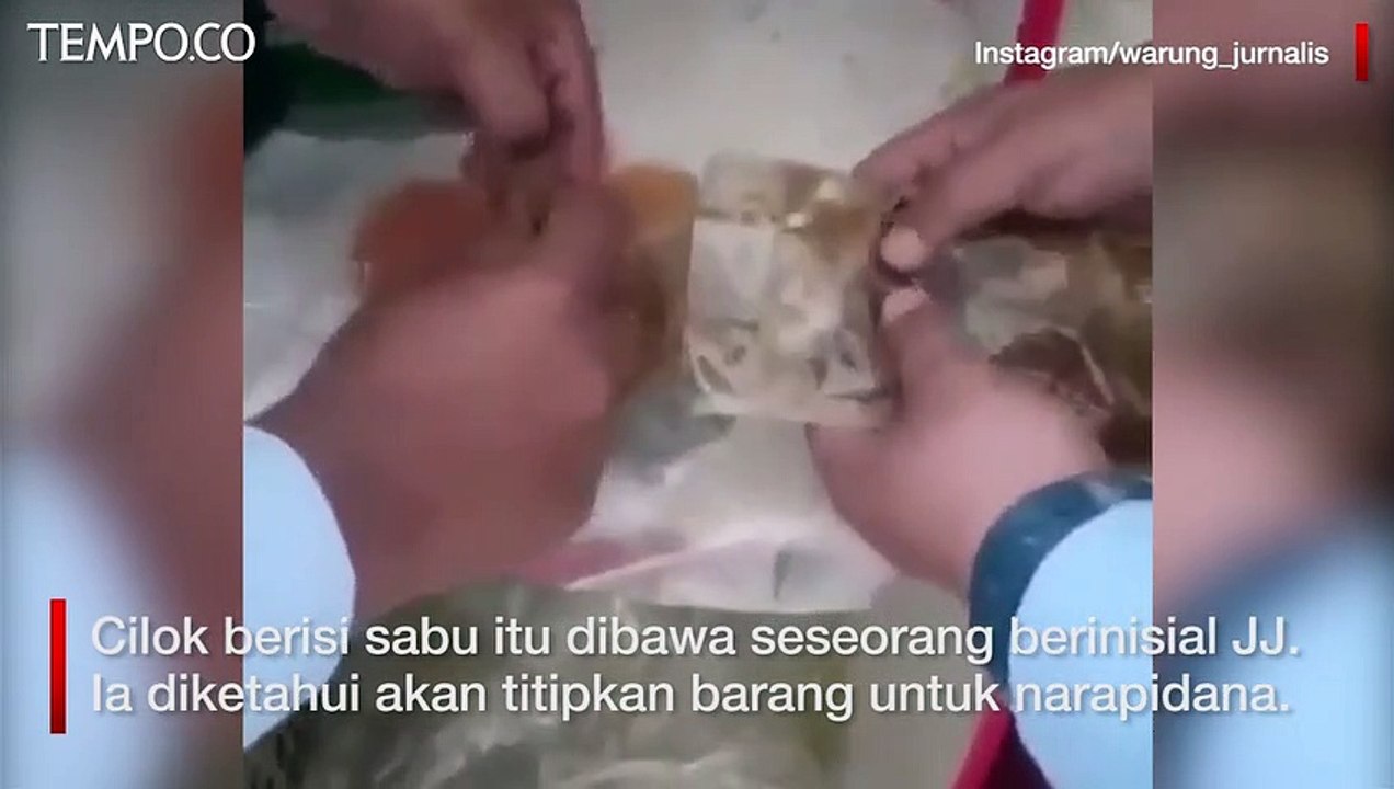 Penyelundupan Cilok Isi Sabu Digagalkan Petugas Lapas Jelekong