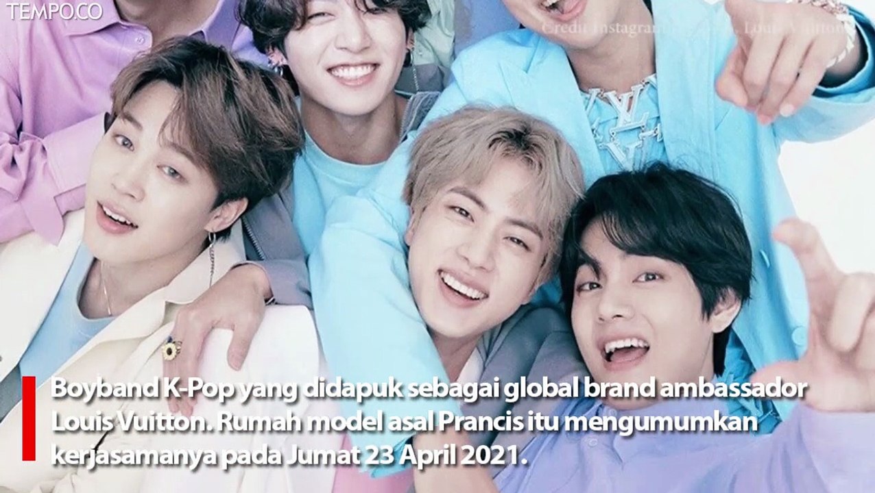 Gaya BTS Jadi Global Ambassador Louis Vuitton
