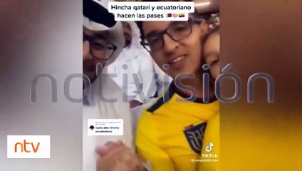 Hincha de Ecuador se peleó contra uno de Qatar, el pleito se volvió viral