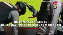 Tim Densus 88 Polri Temukan Bahan Baku Peledak di Bekas Markas FPI