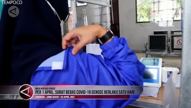 Surat Bebas COVID-19 dengan Genose C19 Berlaku Satu Hari