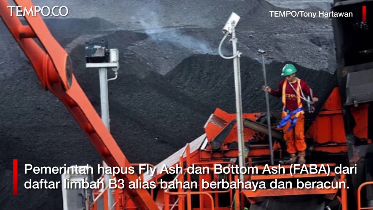 Pemerintah Hapus Limbah Batu Bara dari Daftar Bahan Beracun