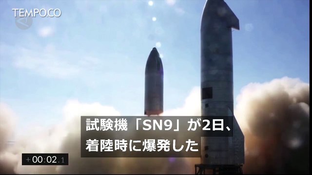 Pesawat Luar Angkasa SpaceX Elon Musk Meledak Saat Coba Mendarat