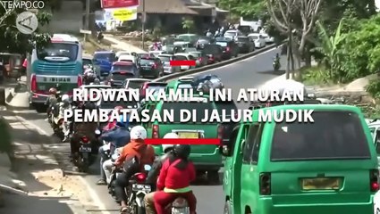 Ridwan Kamil Siapkan Skenario Pembatasan di Jalur Mudik